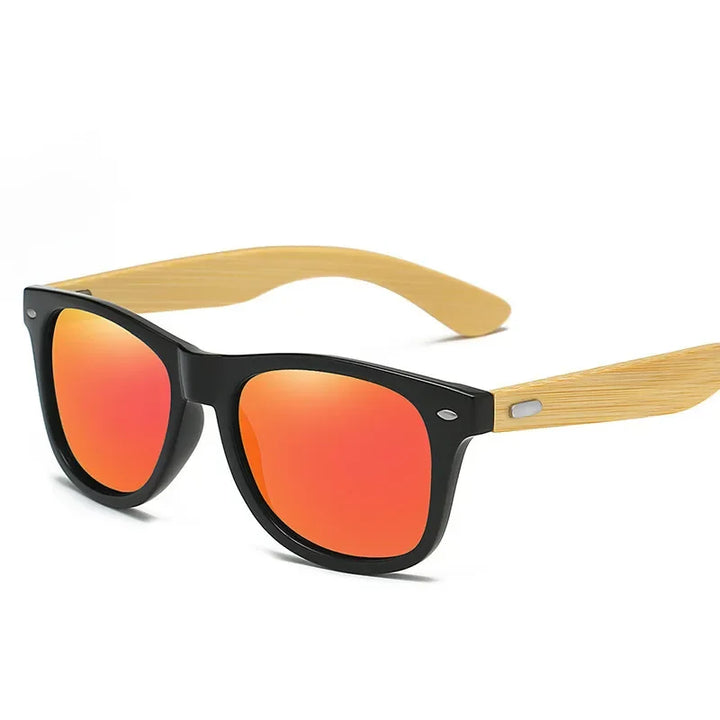 Men's Fashion Classic Wooden Bamboo Ultraviolet Sunglasses